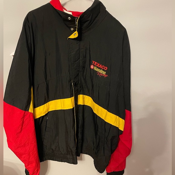 Vintage Texaco Havoline Racing Windbreaker Jacket XL - Picture 1 of 3
